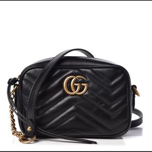 Authentic Gucci GG Marmont small shoulder bag